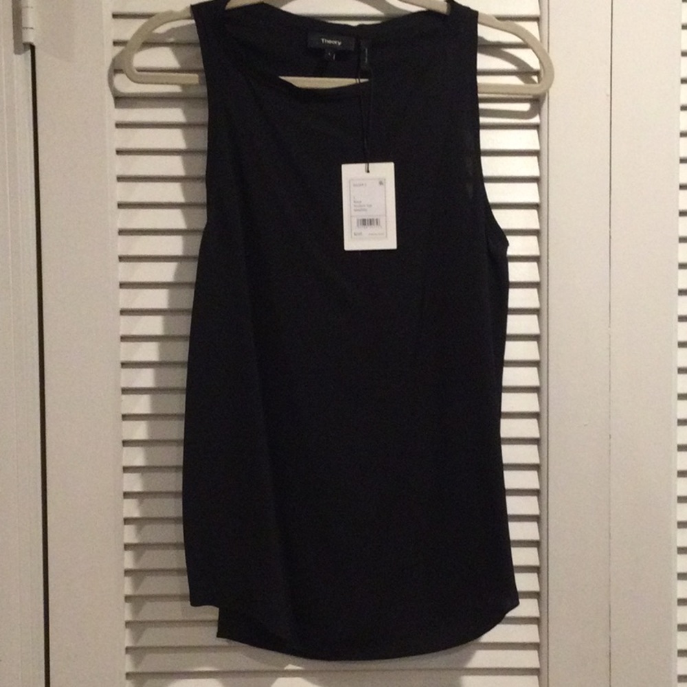 Theory Racer 2 Silk Tank